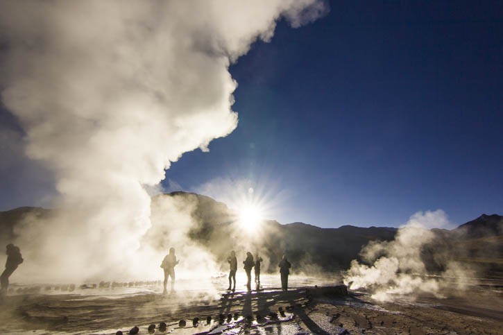 Geysers du Tatio Salar d'Atacama