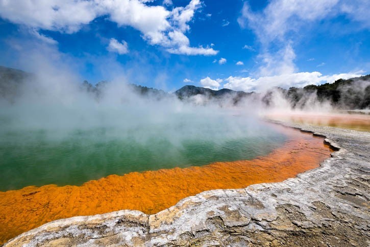 Entrée au parc de Rotorua