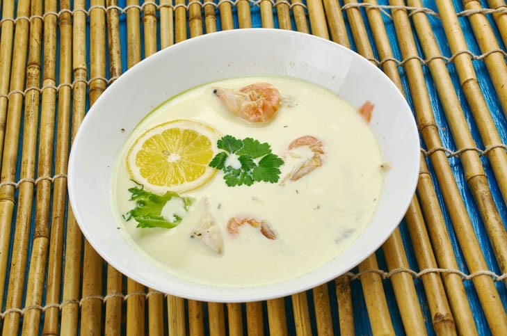 Crevettes au lait de coco