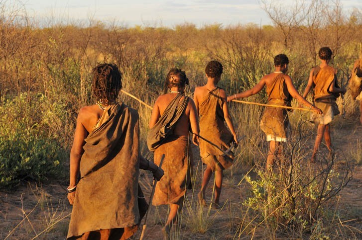 Découverte de la terre ancestrale des Bushmen