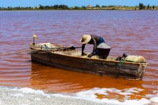 Traversée du Lac Rebta en pirogue