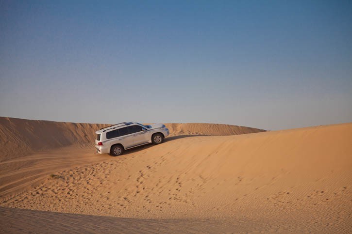 Les dunes du Paris-Dakar en 4x4