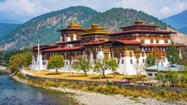 Visite du Dzong de Punakha