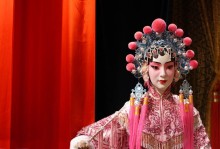 Spectacle d'opéra de Pékin au théâtre Liyan
