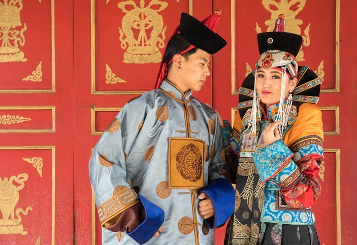 Tenue traditionnelle mongole