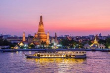 Balade en bateau sur la rivière Chao Phraya