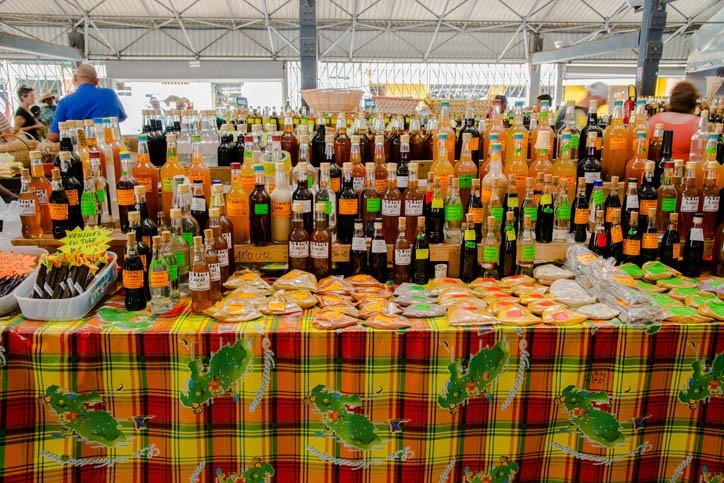 Produits du marché de Fort de France